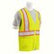 Erb Safety Safety Vest, Flame Retardant Treated, Class 2, S195C, Hi-Viz Lime, LG 64721